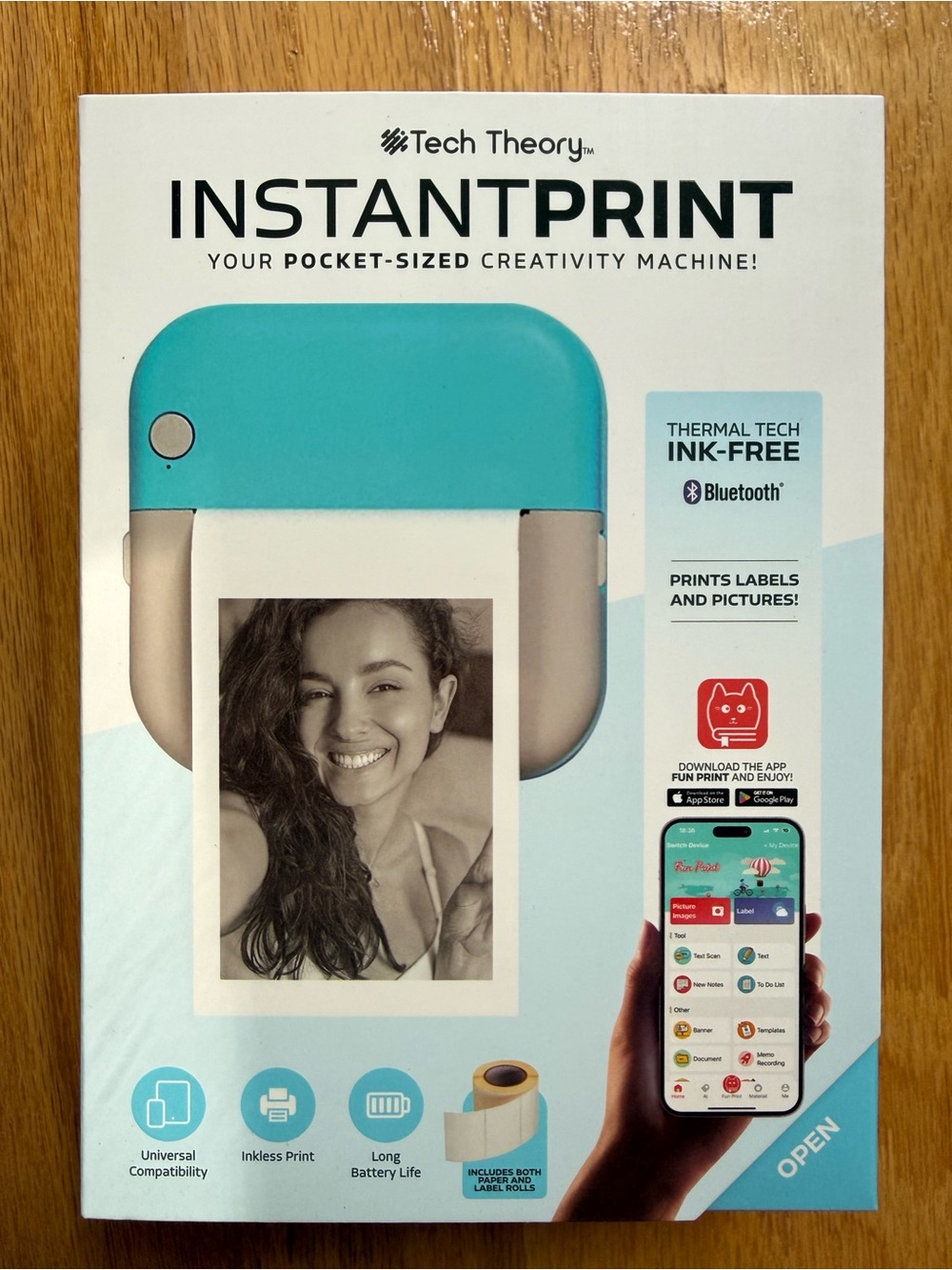 Tech Theory InstaPrint Pocket Thermal Photo Printer